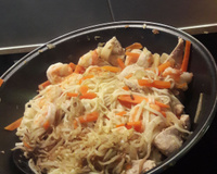 Nouilles chinoises au poulet