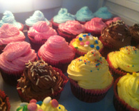 Cupcakes chocolat-noix de coco