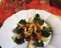 Une recette complète en version sucrée-salée.