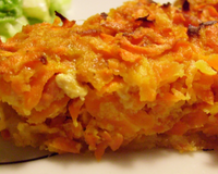 Tarte aux carottes et au poulet