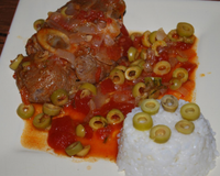 Jarret de veau aux olives