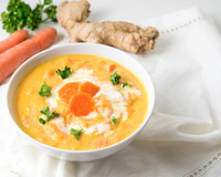 Soupe carotte coco gimgembre