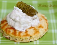 Rillettes de thon, oignon et ciboulette