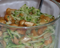 Croc' courgettes en verrine