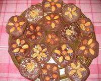 Petit sablé au cacao en poudre