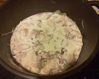 Wok de dinde curry, coco et banane