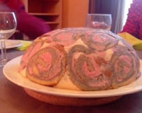 Charlotte aux framboises fraiches et surgelées