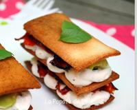 Une recette gourmande avec une façon originale d'utiliser le pain de mie.Une recette réalisée par Laurence du blog 'La popote de Lolo'.