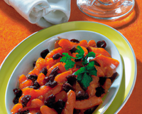 Carottes au raisin