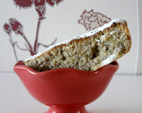 Moelleux aux noisettes et liqueur de miel (ou de rhum)