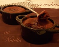 Moelleux au chocolat et cœur de Nutella