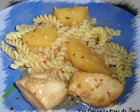 Les pommes sont bien fondantes, la viande est délicatement parfumée. Une recette toute simple mais pleine de saveurs !