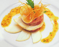 Croustillant de pieds de porc au Chavignol