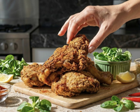 Poulet frit, le vrai