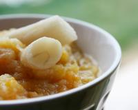 Cette recette permet de préparer 1 à 2 petites portions pour bébé.