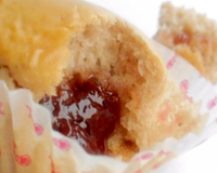 Muffins moelleux à la confiture de fraises