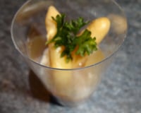 Verrine d'asperges