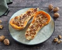 Le butternut farci au poulet et aux noix : la recette facile et gourmande à tester ce week-end !