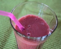 Smoothie fraises banane