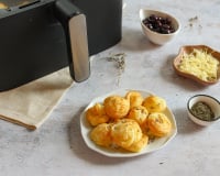 Mini gougères au fromage au Air Fryer