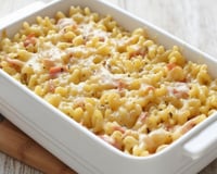 Gratin de coquillettes jambon & gruyère