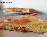 Gâteau basque aux fraises