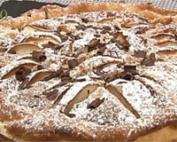 Tarte poires chocolat