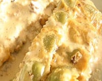 Gratin de Ravioles du dauphiné au fromage de chèvre