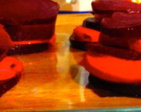 Mille-feuille de betterave et sa mousse