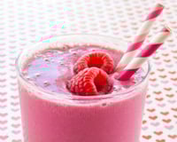 Smoothie aux framboises