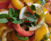 Salade de poivrons au citron