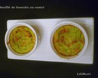 Brocolis et comté en soufflé
