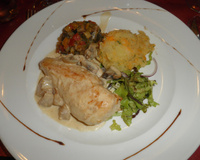 Tomates farcies au veau et quinoa
