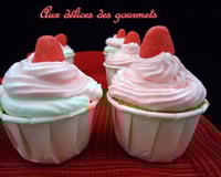 Cupcakes aux fraises tagada