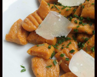 Gnocchis de potimarron aux copeaux de parmesan