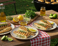Silure au barbecue
