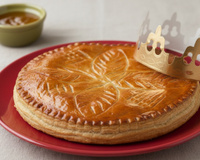Galette des Rois frangipane avec sa crème pâtissière