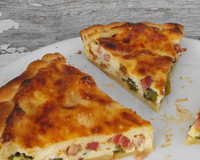 Tarte poivrons, lardons et Philadelphia