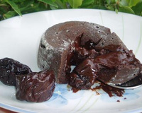 Fondant chocolat-pruneaux