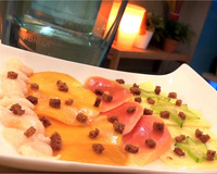 Carpaccio de fruits exotiques