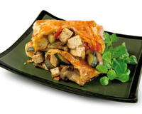 Feuilletés de légumes et Tofou aux herbes