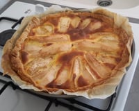 Tarte aux poires fraîches