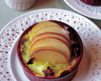 Soufflé de pommes de terre aux fruits rouges