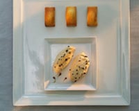 Mousse à la chicorée et financiers