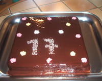 Gâteau au chocolat hyper fondant