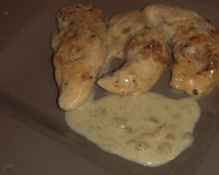Aiguillettes de poulet à la vanille