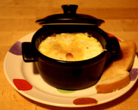 Œufs au bacon en cocottes