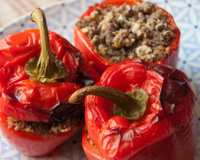 Poivrons farcis simples et rapides
