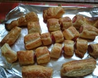 Rouleaux feuilletés saucisse et moutarde