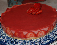 Bavarois aux fraises